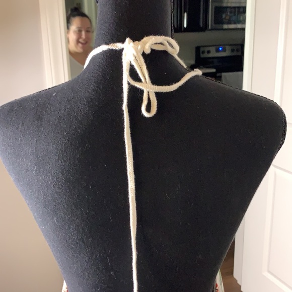 EUC backless crochet halter top maxi dress - Picture 4 of 8